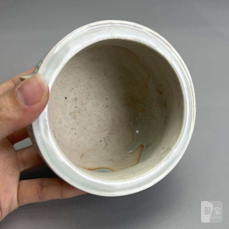 明代 青白釉鬲式炉 - 图13